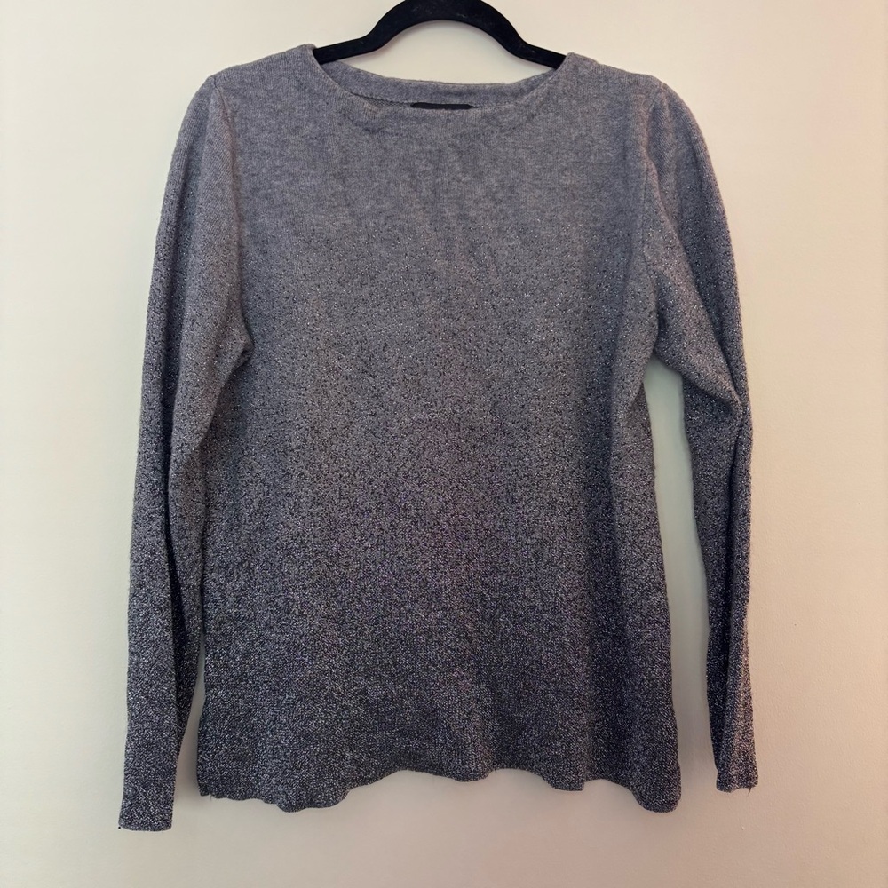 Liz Claiborne Career Metallic Knit Long Sleeve Top – Size L